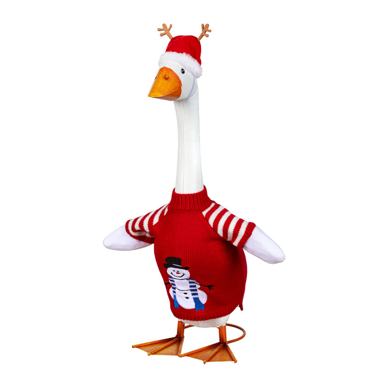 Porch Goose Outfit, Red Sweater, Red Sweater