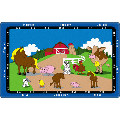 Tapis pour enfant animal match Bernstein