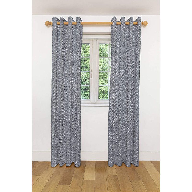 Cotton Blend Blackout Curtain Pair, 66"W x 72"L 