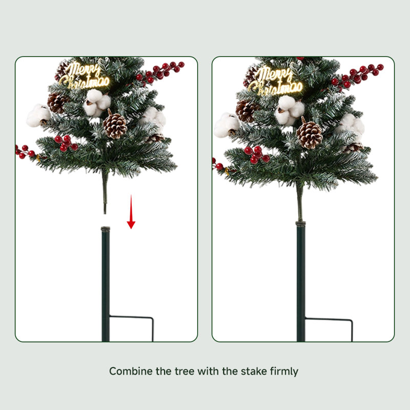 1.97' H Artificial Pine Christmas Tree