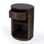Aviel Drum End Table with Storage