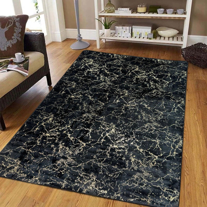 Marble Indoor / Outdoor Area Rug, Rectangle 160 x 220 cm