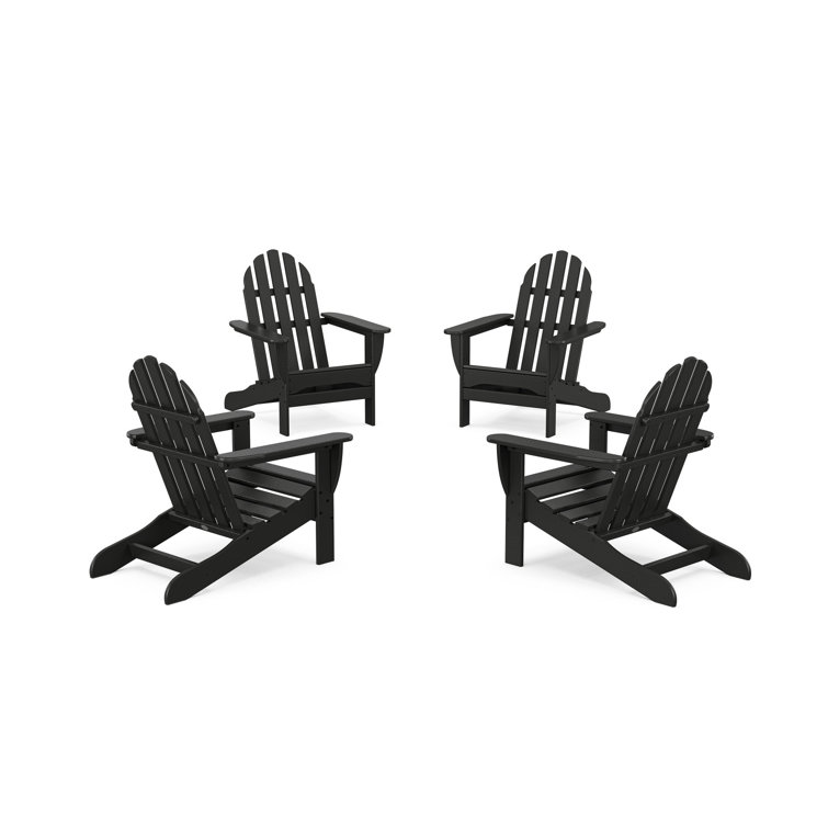 4-Piece Classic Adirondack Conversation Set