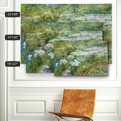 «The Water Garden» par Claude Monet, reproduction sur toile