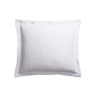Coral Glory Jaquard Woven Coverlet Cotton Blend Damask Sham Set