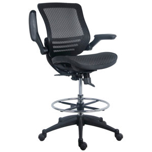 Clementina Heavy Duty Mid-Back Mesh Drafting Chair