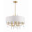 Elliyah 6 - Light Steel Dimmable Drum Chandelier