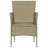  Dining Set Beige, Cream White, Black-659257545