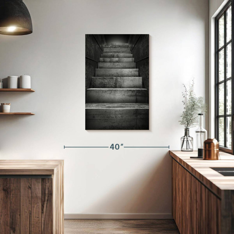 Lilie Dark Stairs, 36" H x 24" W