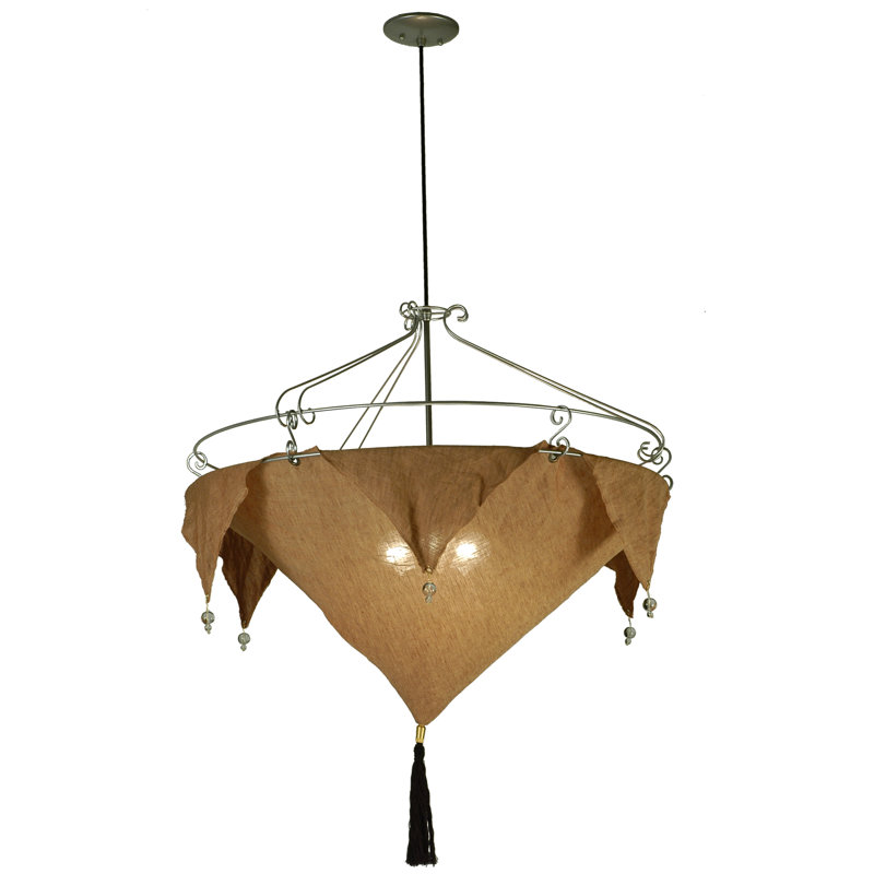 Strathallan 3 - Light Geometric Chandelier