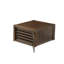 L'ensemble de salle à manger 14 pièces Mid Century comprend une table de cuisine rectangulaire extensible, 1 table basse et 12 chaises de salle à manger, noyer antique-1849863126-1849863127-1862995453