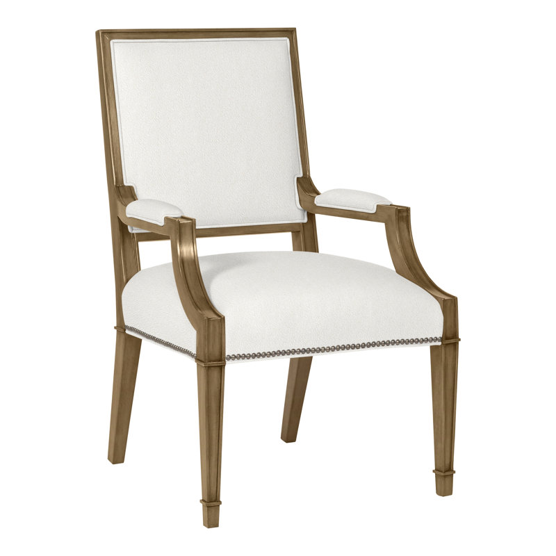 Michael Weiss Leighton Arm Chair, Hampton, Kennelly Snow, Yes