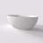 67 Inch Freestanding Solid Surface Soaking Bathtub