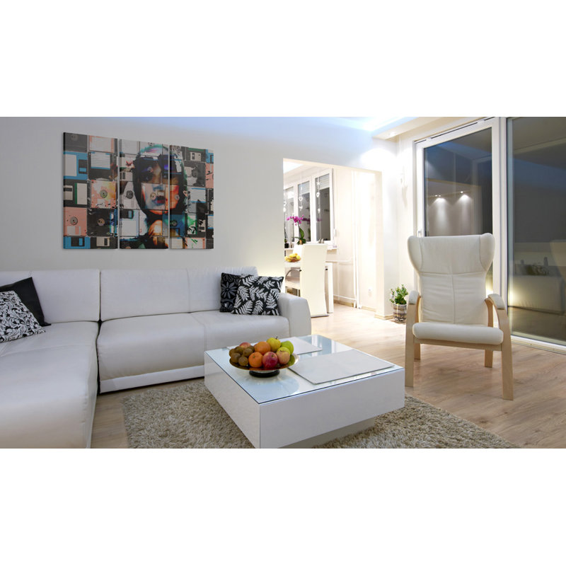 3 Piece No Frame Print on Canvas, 60cm H x 90cm W
