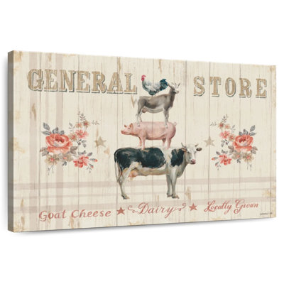 Farm Patchwork I Wall Sign