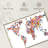 Harnek Flowers World Map-107710250