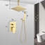 Ensemble de système de douche de plafond avec douchette 12 po-114230407