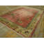 Tapis rose antique en laine Art déco