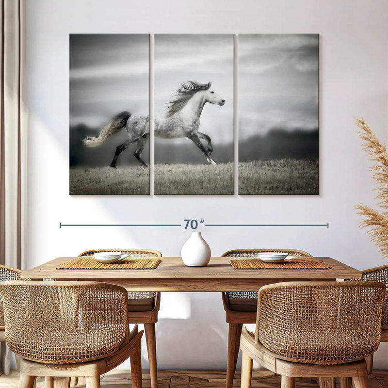 Brampt Wind Blown Mane II, 42" H x 65" W