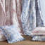 Ensemble d'édredon pour lit double / grand 5 pièces avec coussins décoratifs, rose