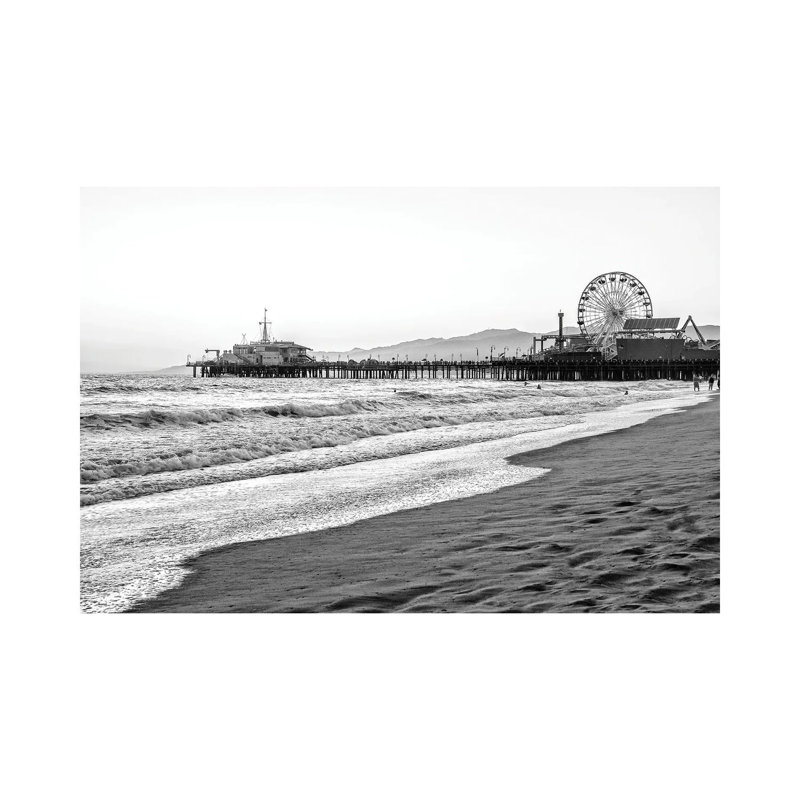 Summer in Santa Monica 1 Piece Wrapped Canvas Wall Art, 101.6 cm H x 66.04 cm W x 3.175 cm D