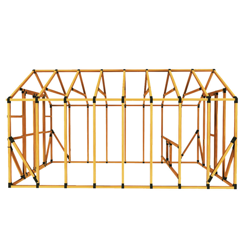 E-Z Frame Chicken Coop And Run Kits 90 Square Feet Chicken Coop with Chicken Run For Up To 22 Chickens