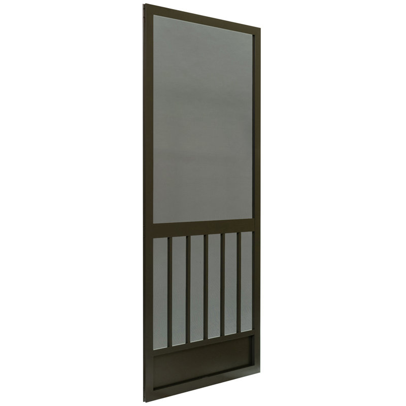 Porte moustiquaire en aluminium Westmore, Bronze
