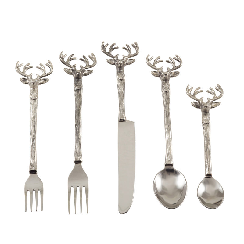 Loon Peak® Dooling Stainless Steel Flatware Set