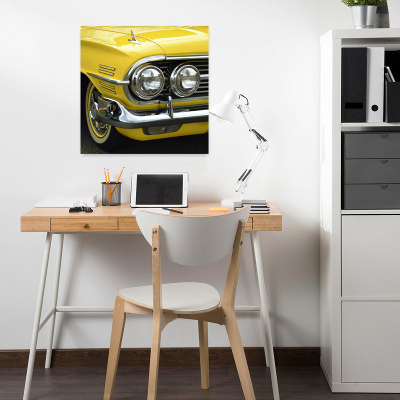Sunburst El Camino, art rétro, H 18 po x l 18 po