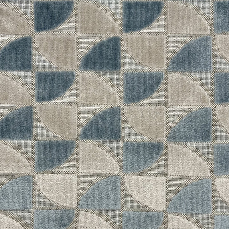 Tissu de revêtement en velours 54 po, Jaune