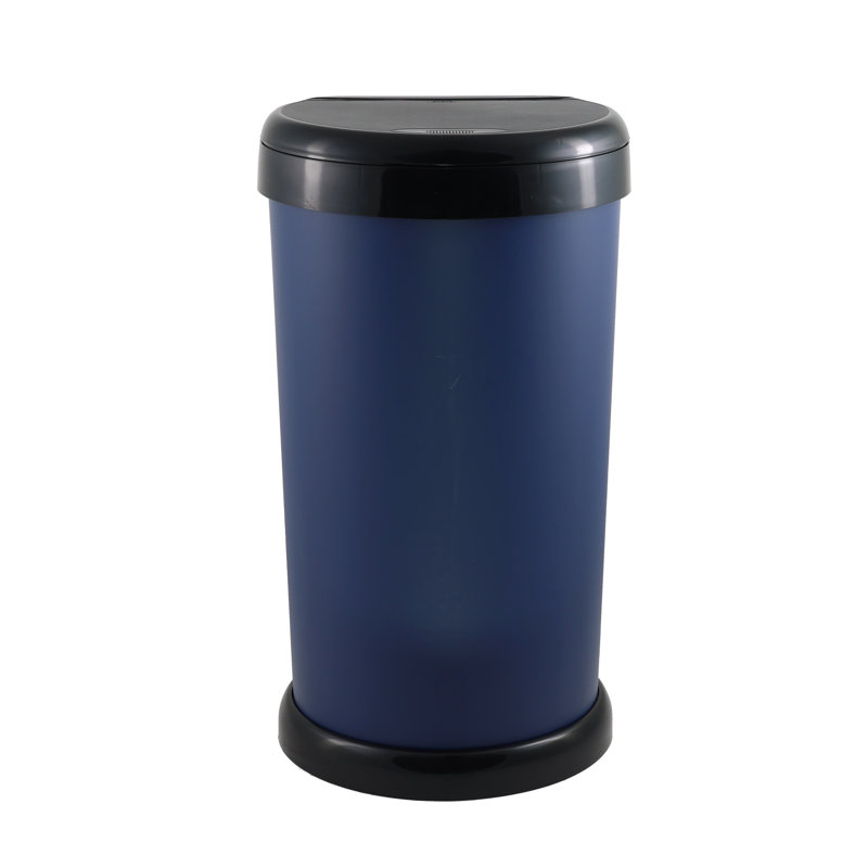 Moda Touch Top and Odour Seal Kitchen Rubbish Bin - 11.1 L, Midnight Blue
