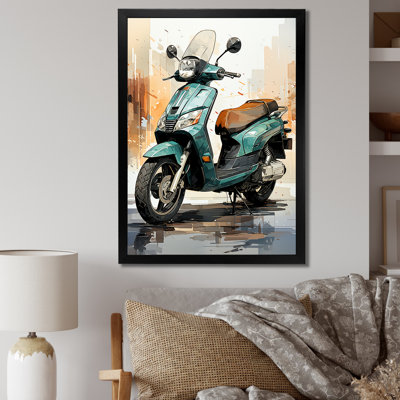 " Green Scooter City Cruiser "