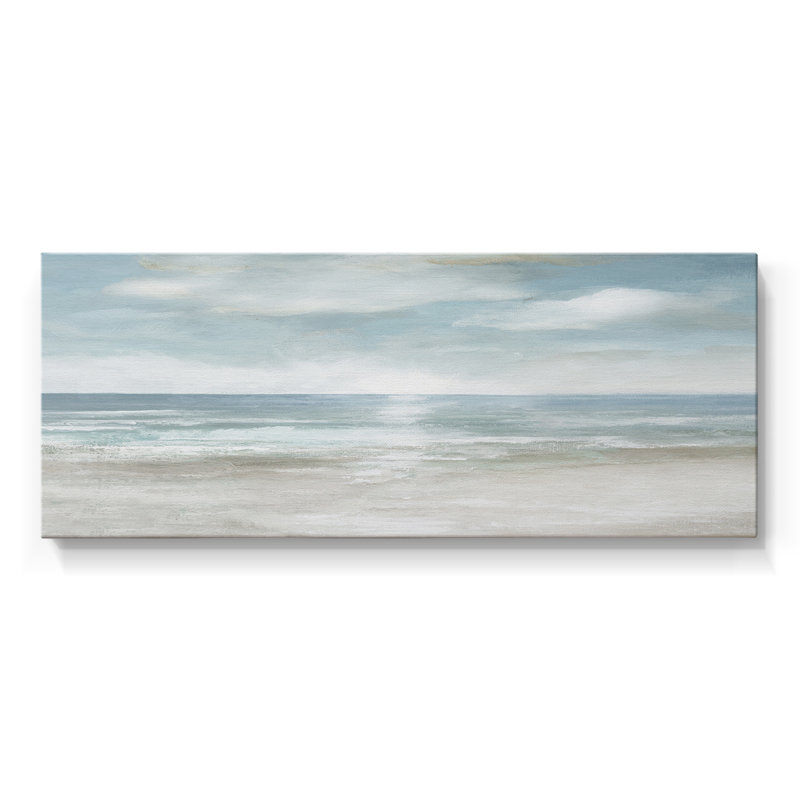 Serene Seas - Toile tendue avec châssis - Prêt à accrocher, H 16 po x l 40 po