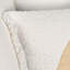 Rahun 14x26 Hand-Dip Dyed Fabric Ivory Throw Pillow