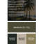Art mural vert en métal Coastal Coconut Palm Grove-64522038