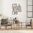 Hand-Painted Decorative Metal Wall Accessory, Antiquation Finish, 27.6 x 24.0 inches | Durable Metal Body, Thickness: 0.06 inches | Unique Home Décor for Living Spaces, Adds Character and Charm