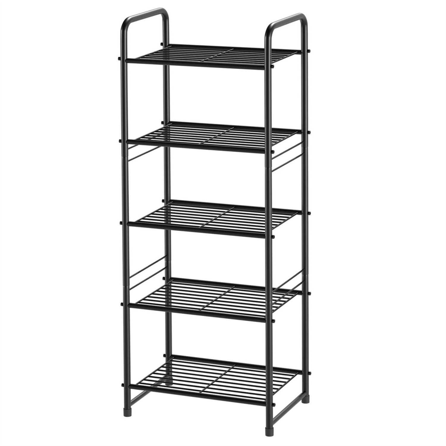 Rebrilliant Nicketa 17.72'' W Iron Height -Adjustable Shelving Unit ...