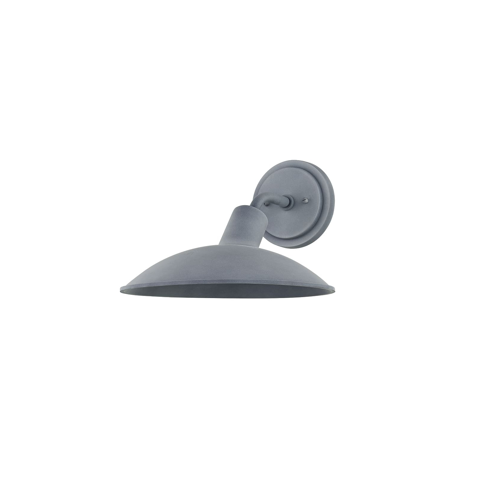 Bourke Single Light Outdoor Wall Light, 8.75" H x 11.5" W x 13.5" D, Weathered Zinc