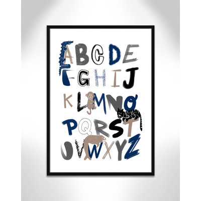 Critter Alphabet 1, impression sur papier
