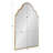 Almetta Engineered Wood Flat Mirror