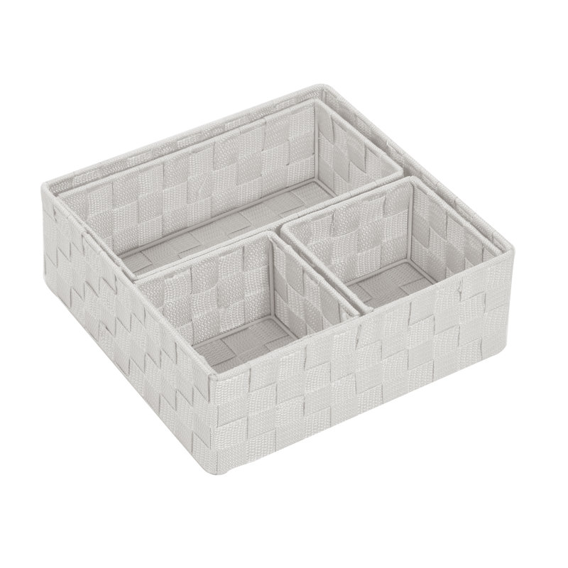 Ensemble de rangement 4 pièces, Blanc
