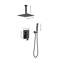 Ensemble de système de douche de plafond avec douche à main et pomme de douche 16 po-129590038