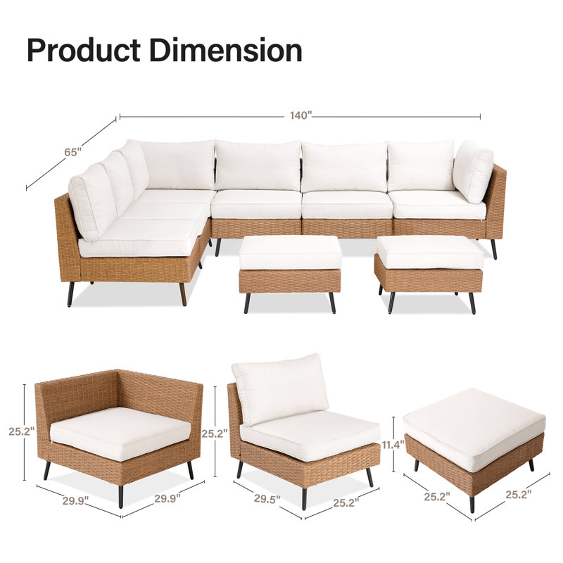 George Oliver Greysun Patio Conversation Set - Thumbnail 3