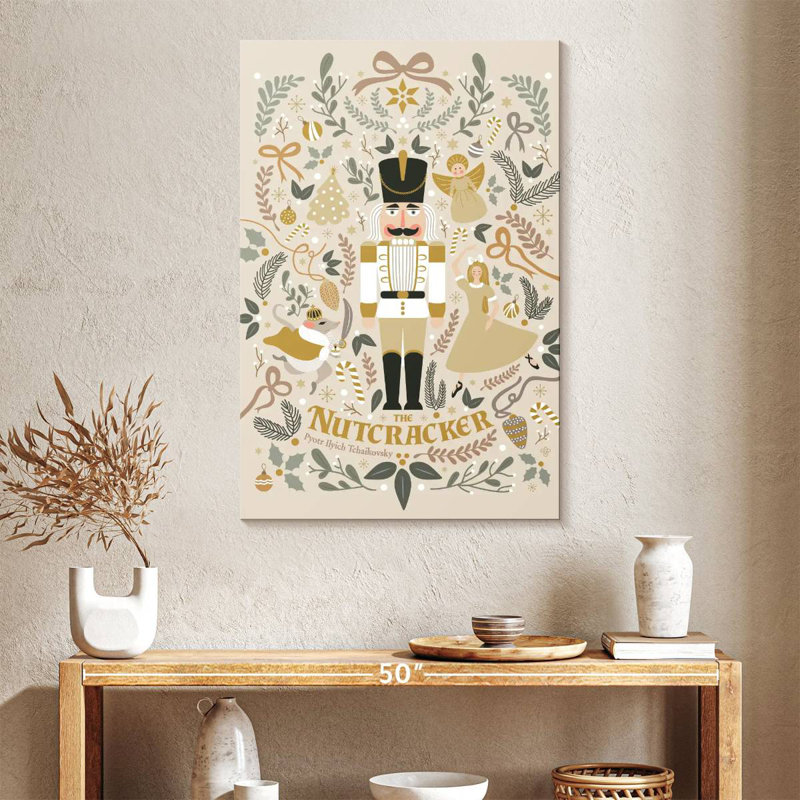 Keiraleigh Nutcracker Beige, 39" H x 26" W