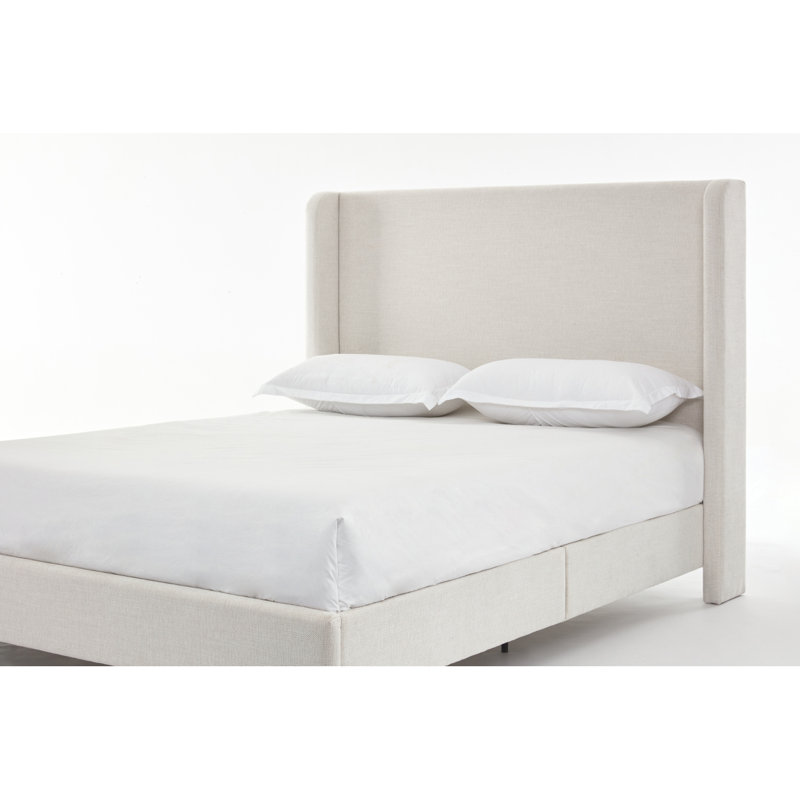 Henley Upholstered Wingback Bed, Boxspring Required, King