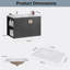 Meuble-lavabo simple 29,9 po avec plateau en céramique Warbeck-688534127