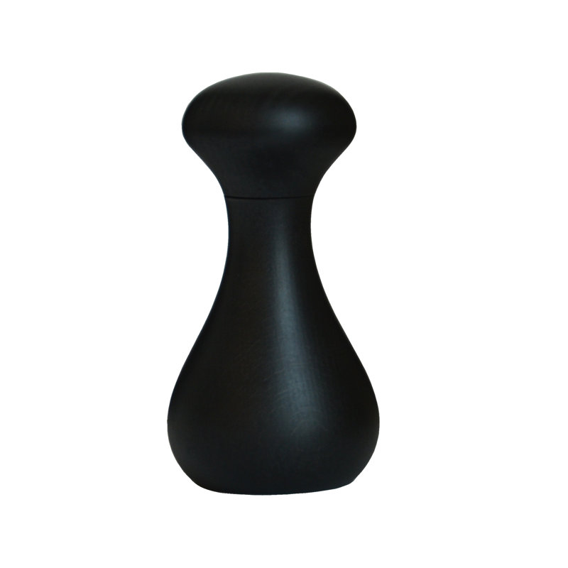 Brand Menahan No Power Source Required / Manual Salt & Pepper Shaker, Small (16 cm H x 8 cm W x 8 cm D), Black