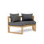 Circular Modular Outdoor 6 - Piece Teak Conversation Set-44502918