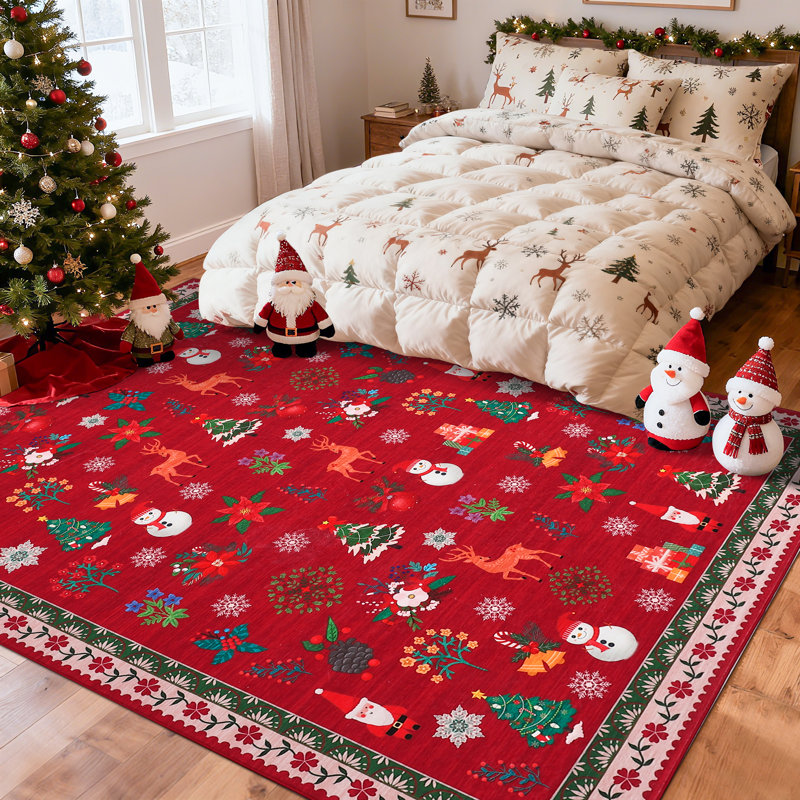 Rectangle Washable Area Rug, 160*230cm