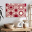 Motifs hexagonaux rouges Kerner-107723172